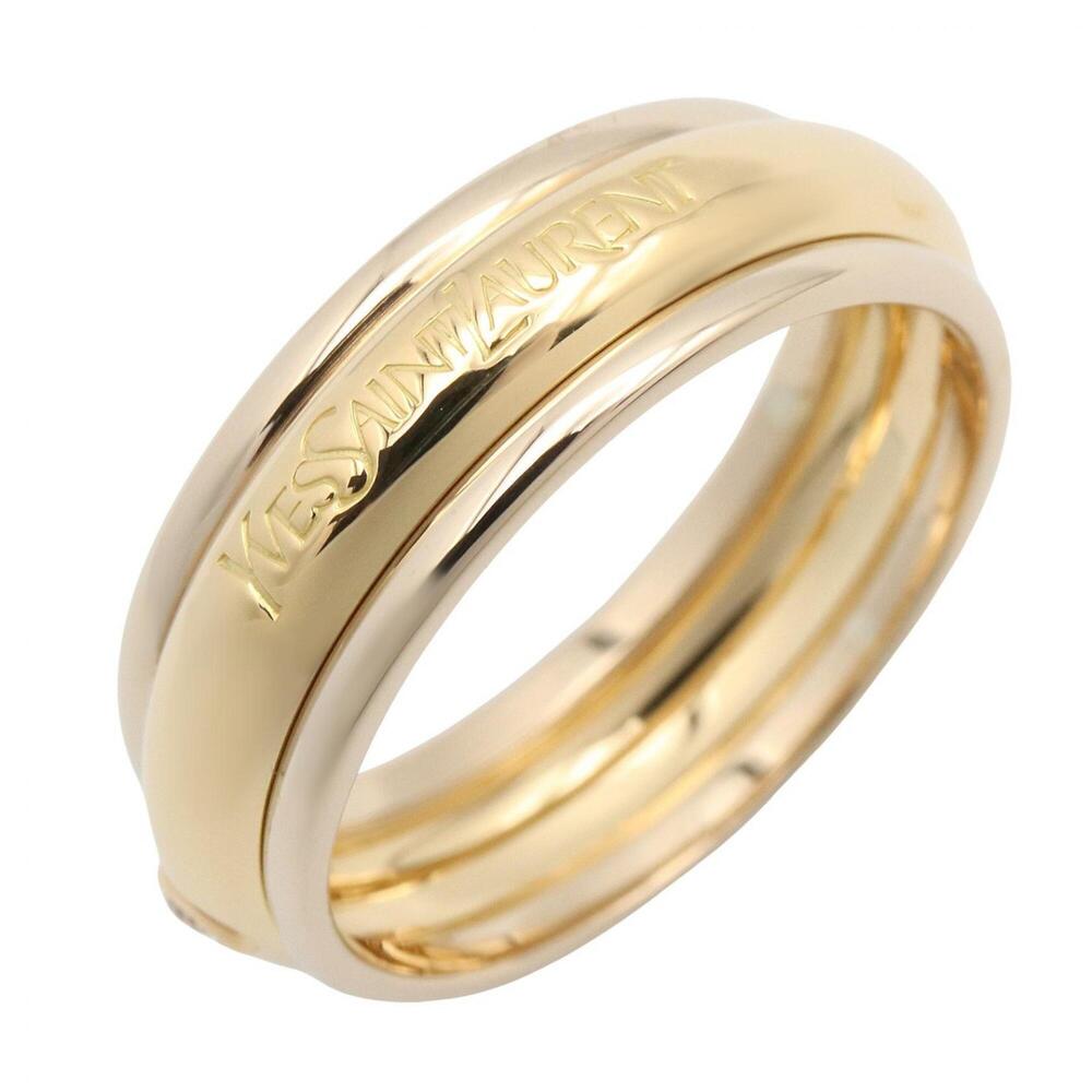 YVES SAINT LAURENT 18k Gold Diamond Ring